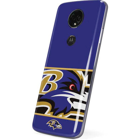 NFL Baltimore Ravens Zone Block Moto E5 Plus Skin