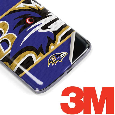 NFL Baltimore Ravens Zone Block Moto E5 Plus Skin