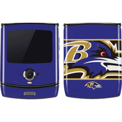 NFL Baltimore Ravens Zone Block Motorola RAZR Skin