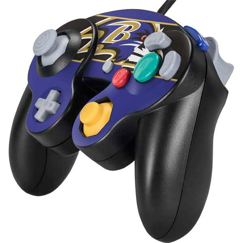 NFL Baltimore Ravens Zone Block Nintendo GameCube Controller Skin