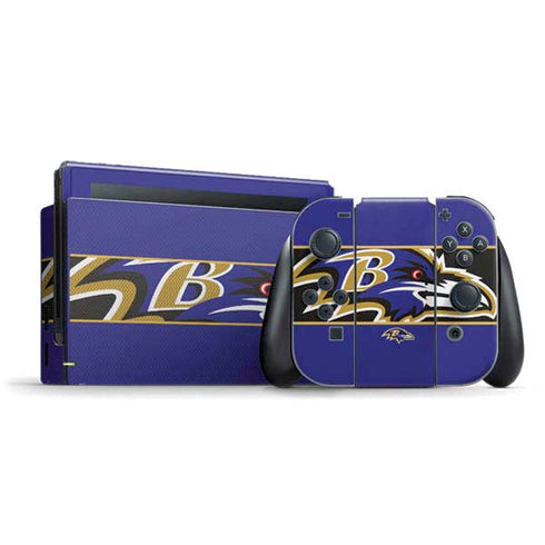 NFL Baltimore Ravens Zone Block Nintendo Switch Bundle Skin