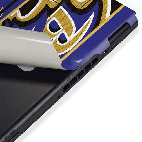 NFL Baltimore Ravens Zone Block Nintendo Switch Bundle Skin