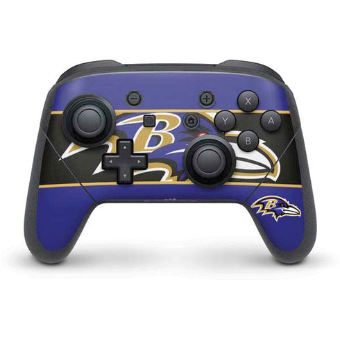 NFL Baltimore Ravens Zone Block Nintendo Switch Pro Controller Skin