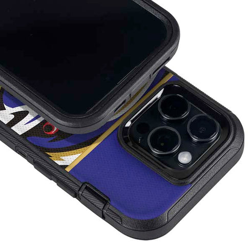 NFL Baltimore Ravens Zone Block Otterbox Defender iPhone Skin