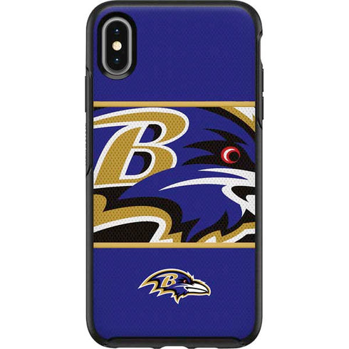 NFL Baltimore Ravens Zone Block Otterbox Symmetry iPhone Skin