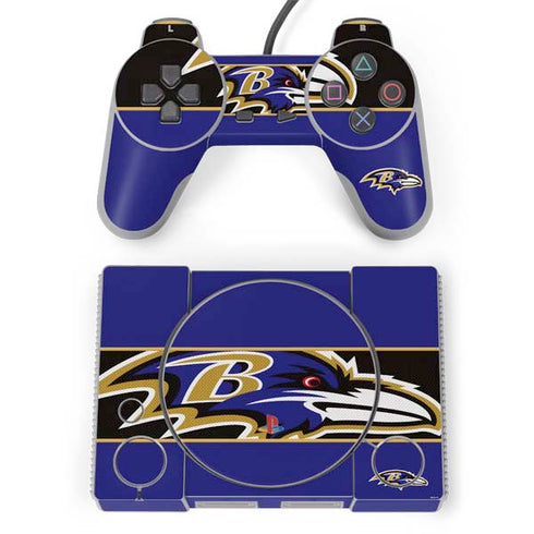 NFL Baltimore Ravens Zone Block PlayStation Classic Bundle Skin