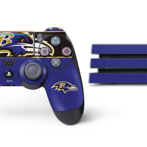 NFL Baltimore Ravens Zone Block PS4 Pro Bundle Skin