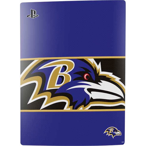 NFL Baltimore Ravens Zone Block PS5 Console Skin