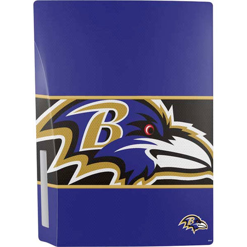 NFL Baltimore Ravens Zone Block PS5 Console Skin