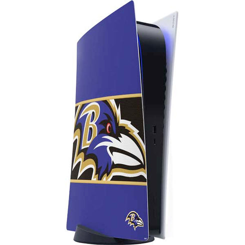 NFL Baltimore Ravens Zone Block PS5 Digital Edition Console Skin