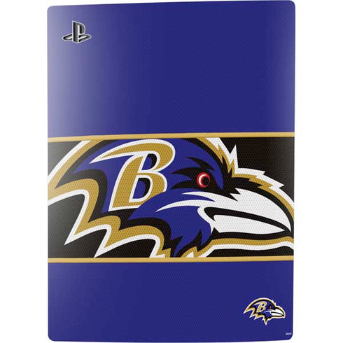 NFL Baltimore Ravens Zone Block PS5 Digital Edition Console Skin
