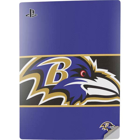 NFL Baltimore Ravens Zone Block PS5 Digital Edition Console Skin