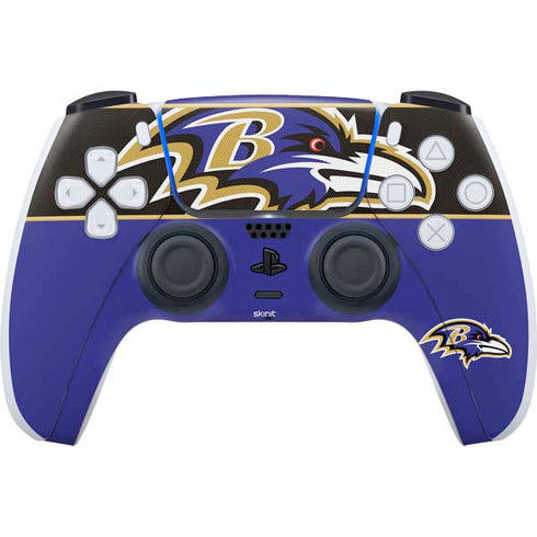 NFL Baltimore Ravens Zone Block PS5 Controller Skin