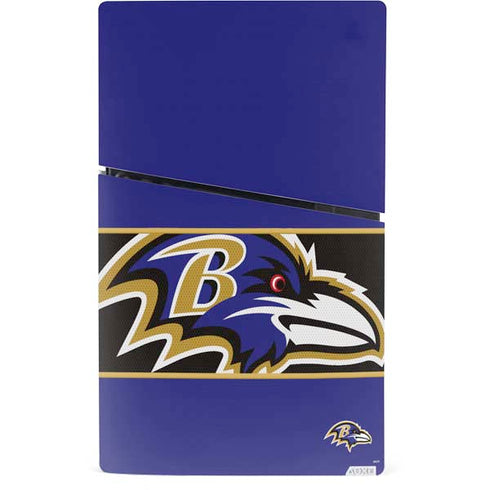 NFL Baltimore Ravens Zone Block PS5 Slim Digital Edition Console Skin