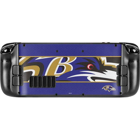 NFL Baltimore Ravens Zone Block Steam Deck Handheld Gaming Computer Skin