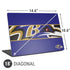 NFL Baltimore Ravens Zone Block Universal Laptop 18in (14.6 x 10.6in) Skin