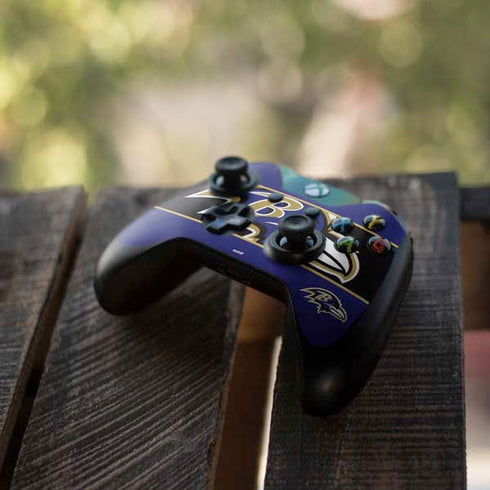 NFL Baltimore Ravens Zone Block Xbox One Controller Skin
