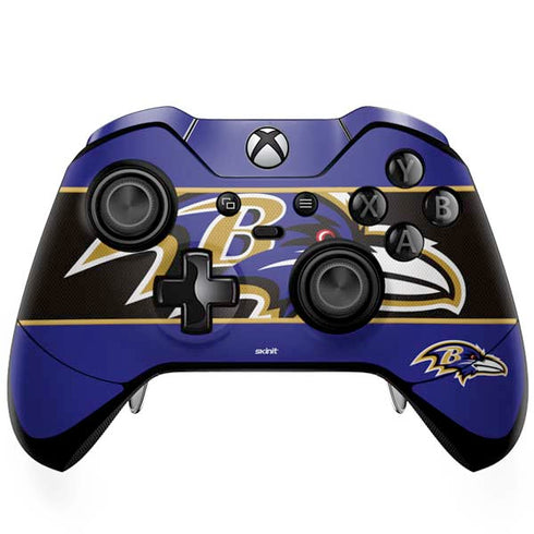 NFL Baltimore Ravens Zone Block Xbox One Elite Controller Skin