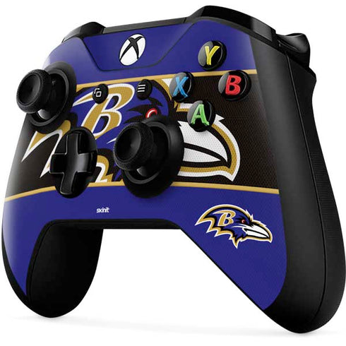 NFL Baltimore Ravens Zone Block Xbox One X Controller Skin