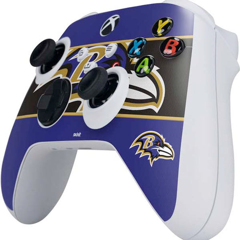 NFL Baltimore Ravens Zone Block Xbox Series S Controller Skin