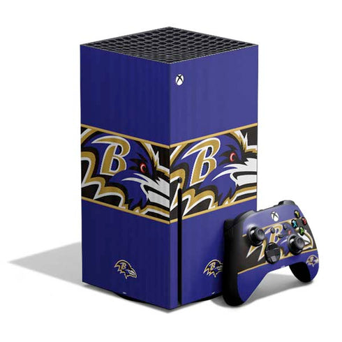 NFL Baltimore Ravens Zone Block Xbox Series X Bundle Skin