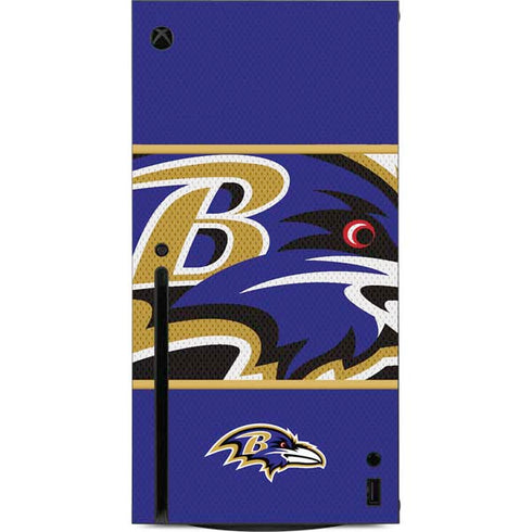 NFL Baltimore Ravens Zone Block Xbox Series X Console Skin