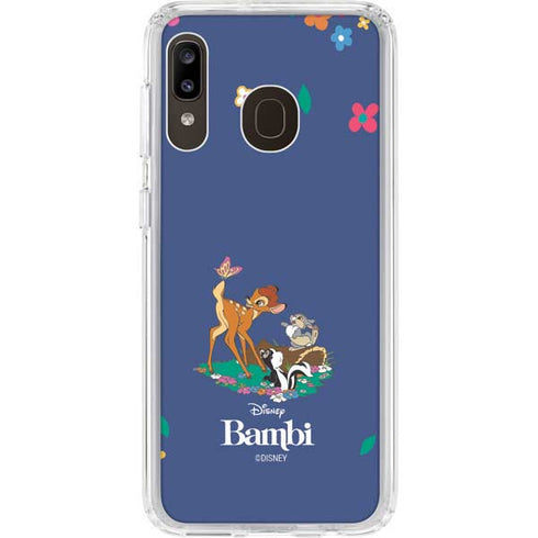 Disney Bambi and Friends Galaxy A20 Clear Case
