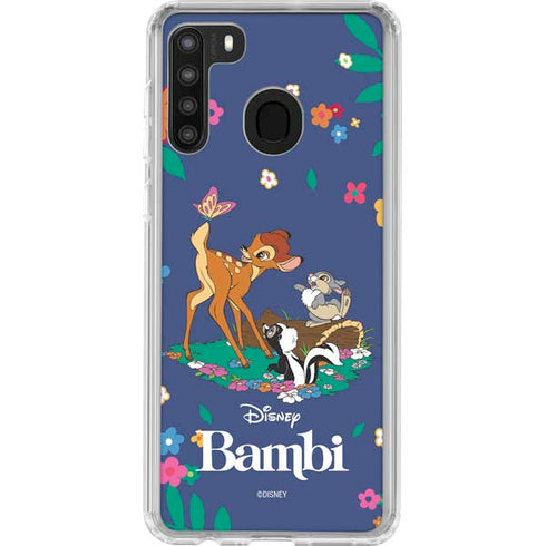 Disney Bambi and Friends Galaxy A21 Clear Case
