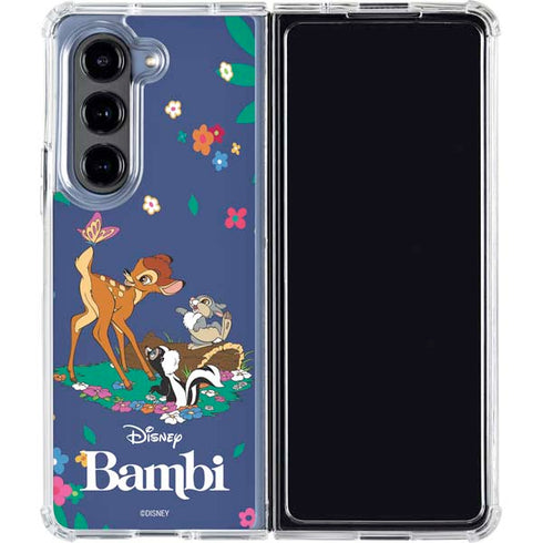 Disney Bambi and Friends Galaxy Z Fold5 5G Clear Case