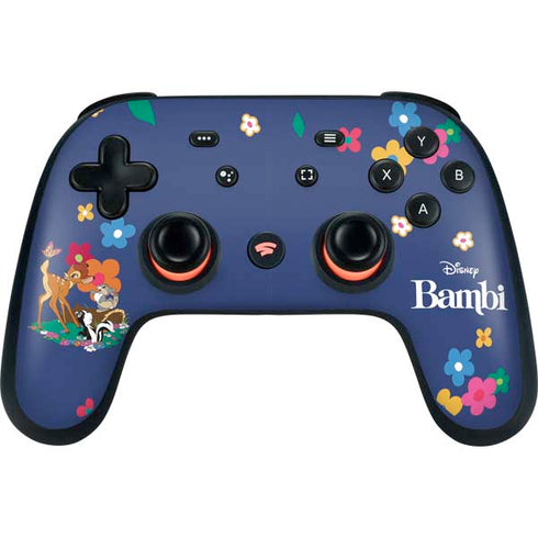 Disney Bambi and Friends Google Stadia Controller Skin