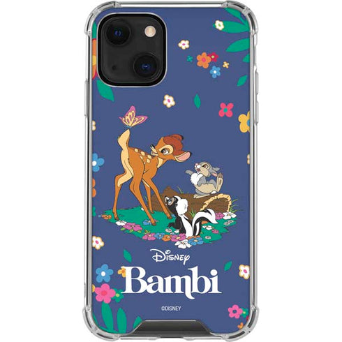 Disney Bambi and Friends iPhone 14 Plus Clear Case