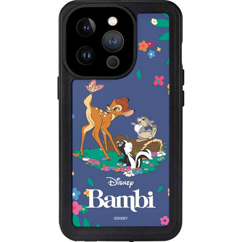 Disney Bambi and Friends iPhone 14 Pro Waterproof Case