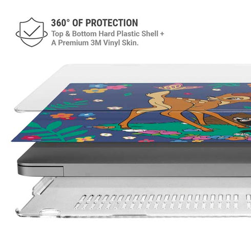 Disney Bambi and Friends MacBook Pro 16in (2021-25) Case plus Skin