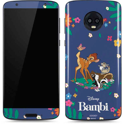 Disney Bambi and Friends Moto G6 Skin