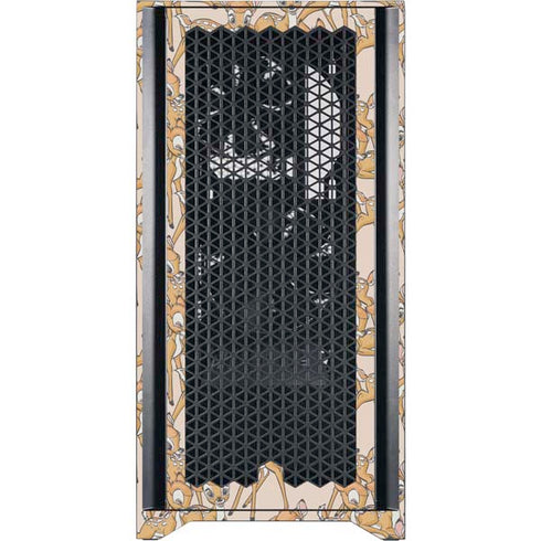 Disney Bambi Character Pattern Corsair 4000D Tempered Glass Mid-Tower ATX Case Skin