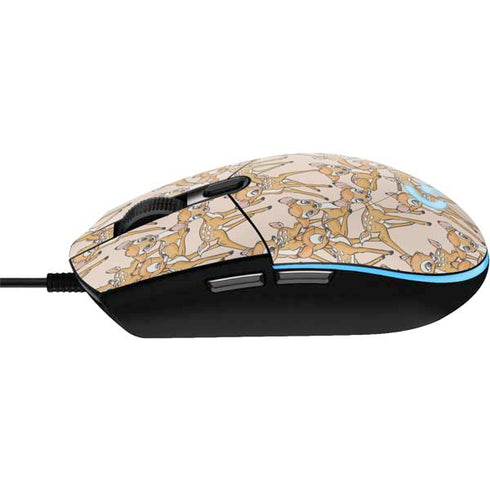 Disney Bambi Character Pattern G203 Prodigy RGB Wired Gaming Mouse Skin
