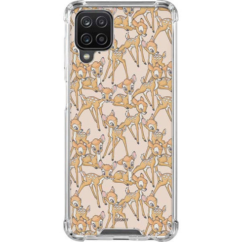 Disney Bambi Character Pattern Galaxy A12 Clear Case