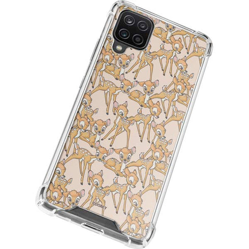 Disney Bambi Character Pattern Galaxy A12 Clear Case