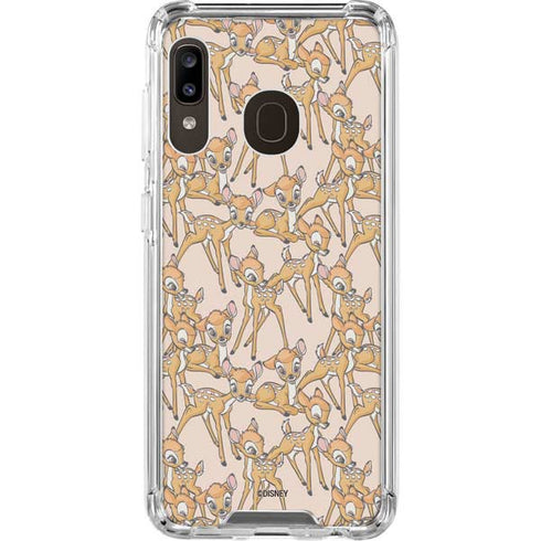Disney Bambi Character Pattern Galaxy A30 Clear Case
