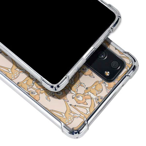 Disney Bambi Character Pattern Galaxy S20 FE Clear Case