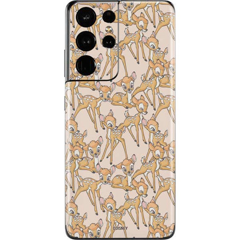 Disney Bambi Character Pattern Galaxy S21 Ultra 5G Skin