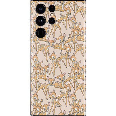Disney Bambi Character Pattern Galaxy S22 Ultra Skin