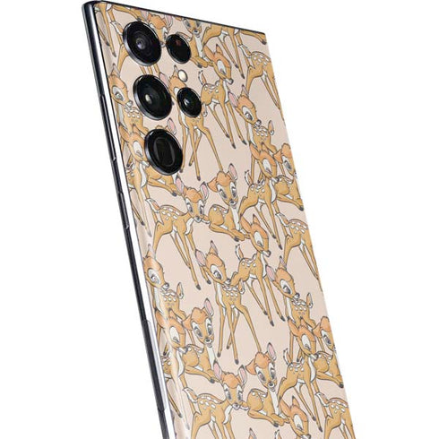 Disney Bambi Character Pattern Galaxy S22 Ultra Skin
