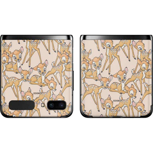 Disney Bambi Character Pattern Galaxy Z Flip Skin