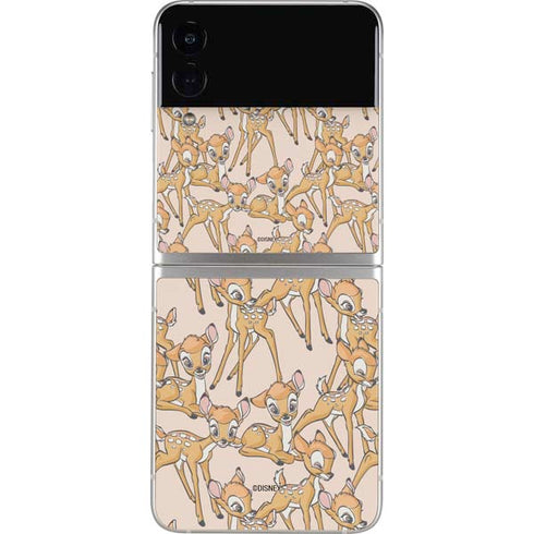 Disney Bambi Character Pattern Galaxy Z Flip4 5G Skin