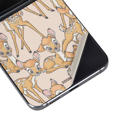 Disney Bambi Character Pattern Galaxy Z Flip5 5G Skin