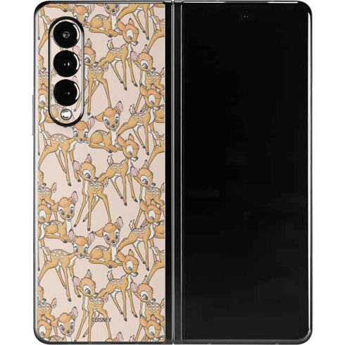 Disney Bambi Character Pattern Galaxy Z Fold3 5G Skin