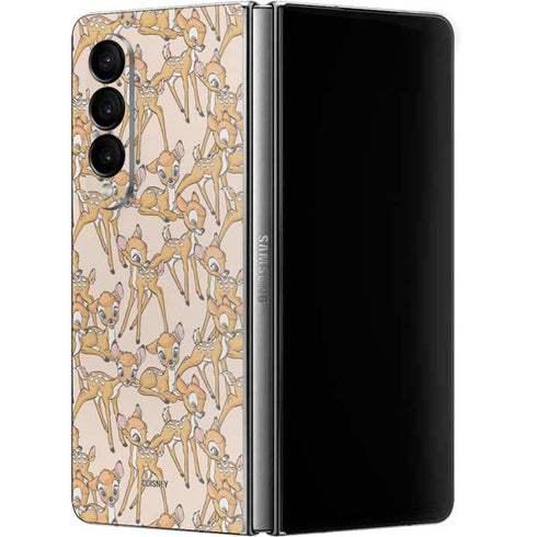 Disney Bambi Character Pattern Galaxy Z Fold4 5G Skin