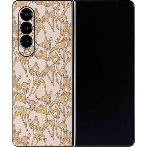 Disney Bambi Character Pattern Galaxy Z Fold4 5G Skin