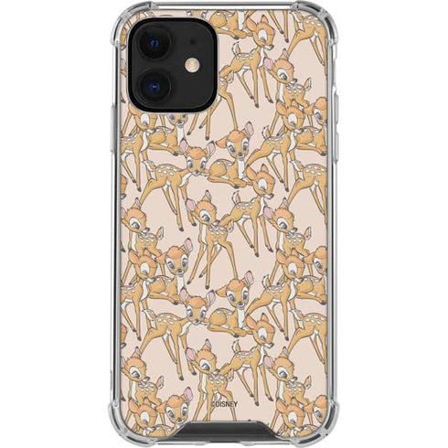 Disney Bambi Character Pattern iPhone 12 Mini Clear Case